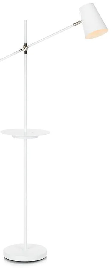Lampada a stelo bianca con vano portaoggetti Linear - Markslöjd