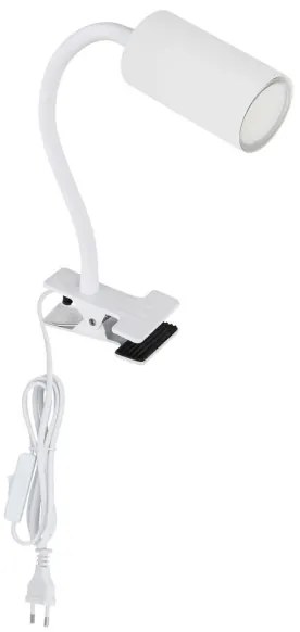 Globo 57911KW - Lampada flessibile con clip ROBBY 1xGU10/25W/230V