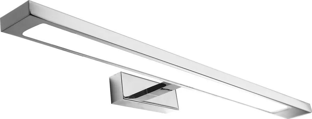 Illuminazione LED per specchio da bagno KLIMT, 12 W, 230 V, 3000/4000/6000 K selezionabili, 60 cm, IP44, finitura cromo lucido