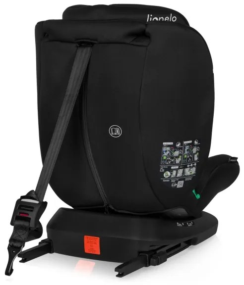 Lionelo - Seggiolino auto con base girevole BASTIAAN i-Size 40-150 cm Rosa