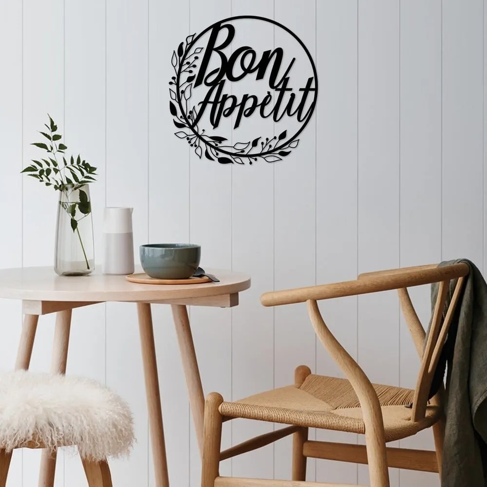 Decorazione murale in metallo Bon Appetit - Wallity