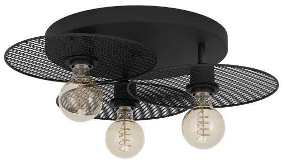Eglo 43728 - Plafoniera IKESTON 3xE27/40W/230V