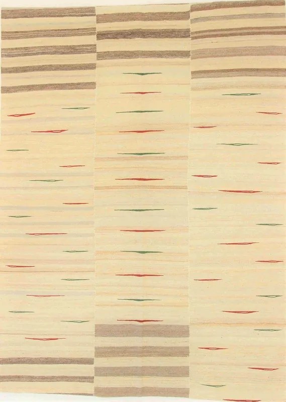 Kilim Tappeto 180 x 260 Beige (Iran) Tessuto A Mano