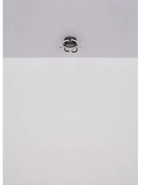 Globo 67386-24A - Lampada LED da soffitto MELISAND 24W/230V Ø26 cm nera