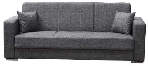 Divano Prontoletto 220x84x82 Cm 3 Posti Futuro Mina 11 Grigio