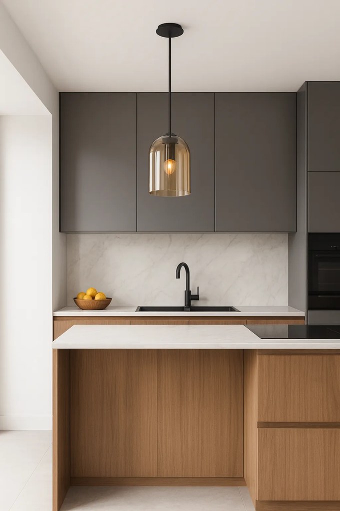 Lampada a sospensione APP1704-1PC Amber