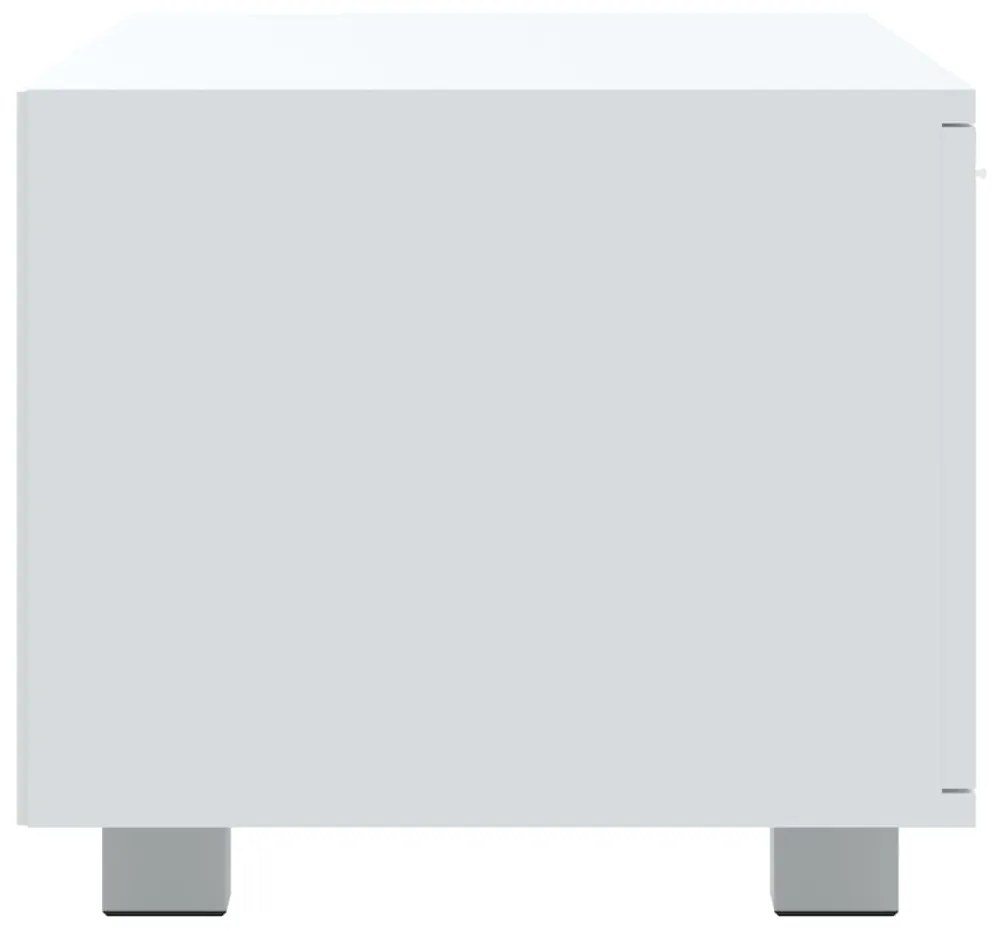 Mobile Porta TV Bianco 120x40,5x35 cm in Legno Multistrato
