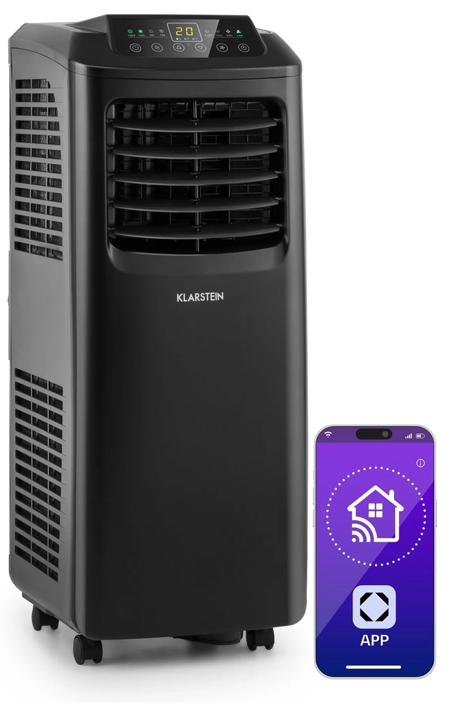 blumfeldt Pure Blizzard Smart 9k, climatizzatore portatile, 9000 BTU/2,6 kW, EEC A, telecomando