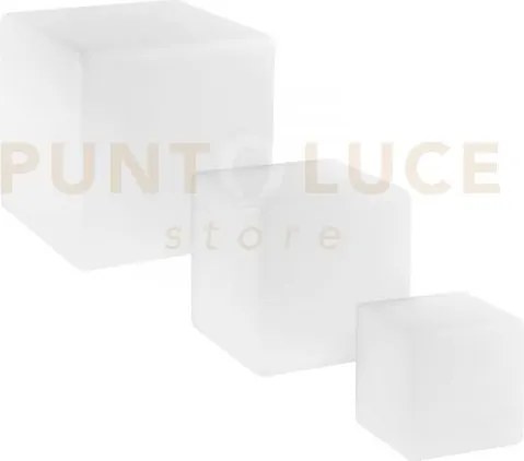 Lampada led ricaricabile geco cubo bianco 4w 240lm rgbw dimmerabile...