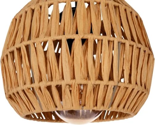 Eglo 44144 - Lampadario a sospensione con cavo SHELDON 3xE27/40W/230V marrone