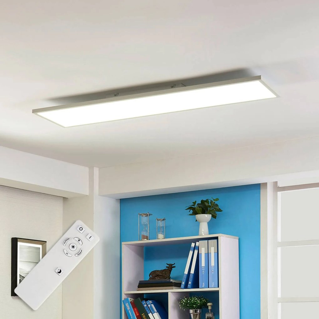 Arcchio Pannello LED Philia, CCT, 120 cm, 51 W Philia Arcchio, dimmerabile, Bianco / Opale, Soggiorno / Sala da pranzo, Plastica, Moderno, Pannello LED