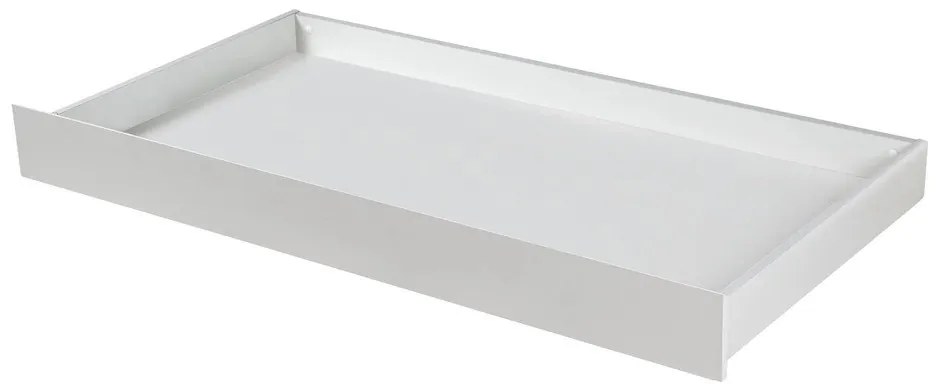 Cassetto bianco sotto il letto dei bambini - Roba