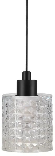 Nordlux - Lampadario a sospensione con filo HOLLYWOOD 1xE27/60W/230V limpido