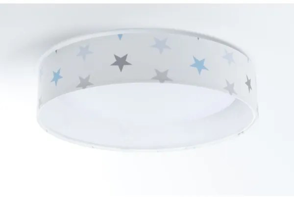 Luce LED dimmerabile GALAXY KIDS LED/24W/230V stelle blu/grigio/bianco + tc