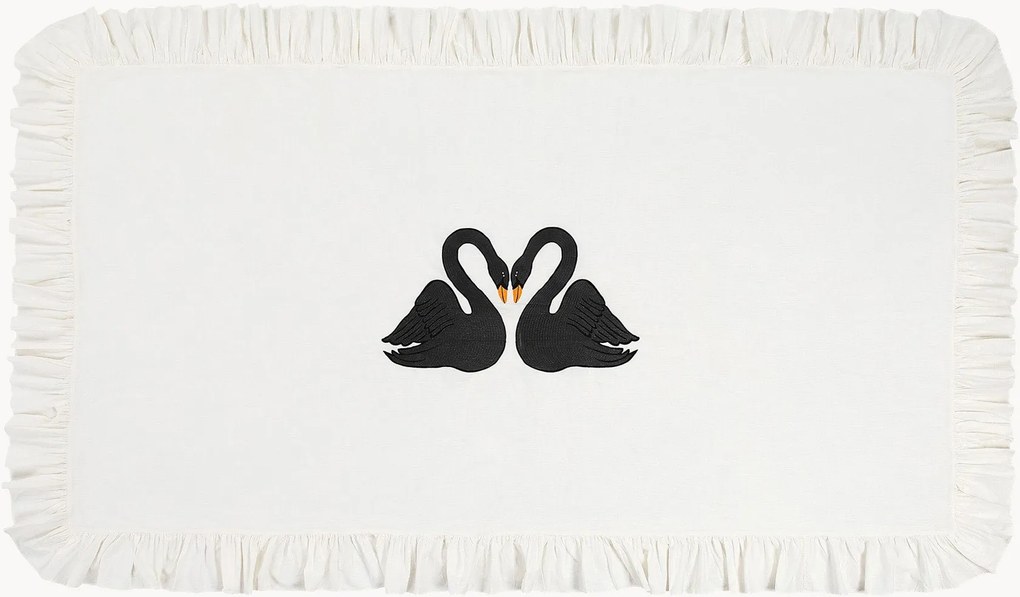 Tovaglia in cotone Black Swan