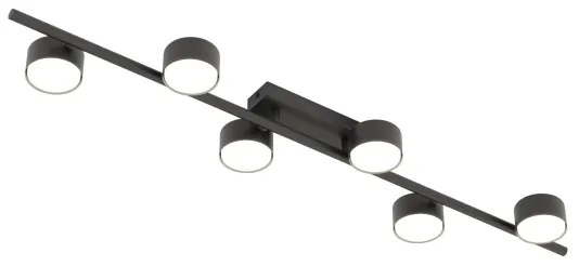 Plafoniera BET 6xGX53/12W/230V nero