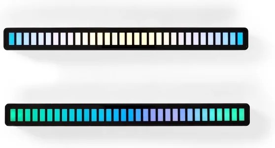 Nedis GALDP110BK - Lampada da tavolo LED RGB ricaricabile LED/250 mAh