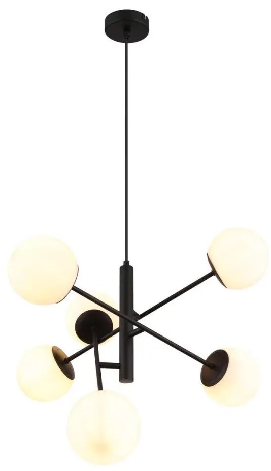 Rabalux 72194 - Lampadario a sospensione con filo MEDUZA 6xE14/20W/230V