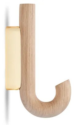 GEJST - Hook Hanger Mini Quercia/Metallizzato