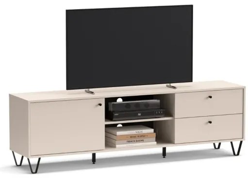 Mobile TV 180 Cm Con Anta Cassetti E Vani A Giorno Aldo Cashmere