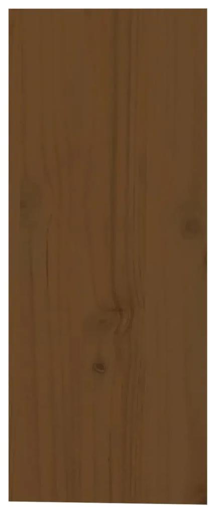 Portabottiglie Miele 62x25x62 cm in Legno Massello di Pino
