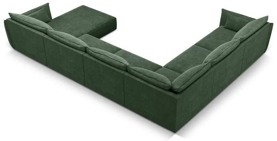 Divano angolare verde scuro (angolo sinistro) Vanda - Mazzini Sofas
