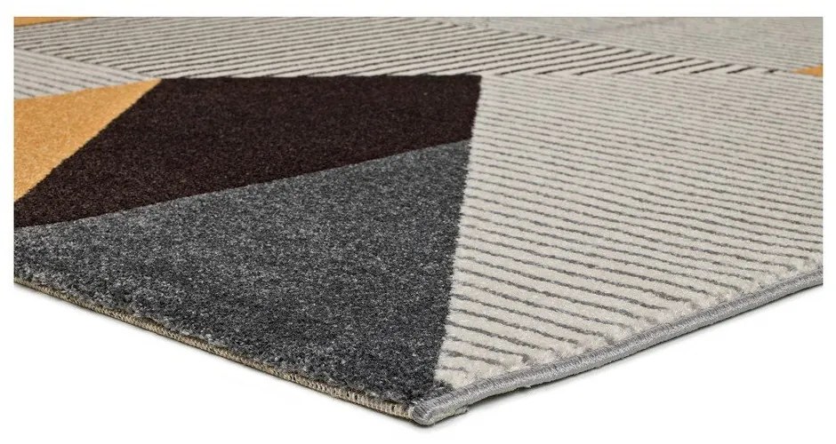 Tappeto arancione e grigio , 60 x 120 cm Gladys Duro - Universal