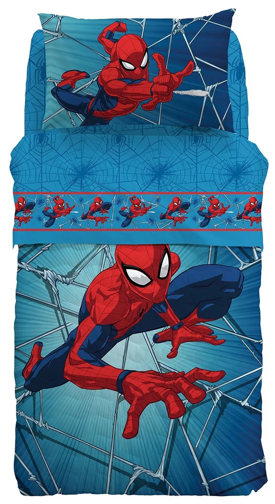 Copriletto Trapuntato Singolo Spider-man force Marvel, in