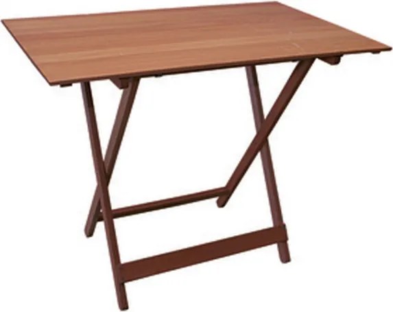 Tavolo pieghevole richiudibile in legno di faggio Noce 60X77