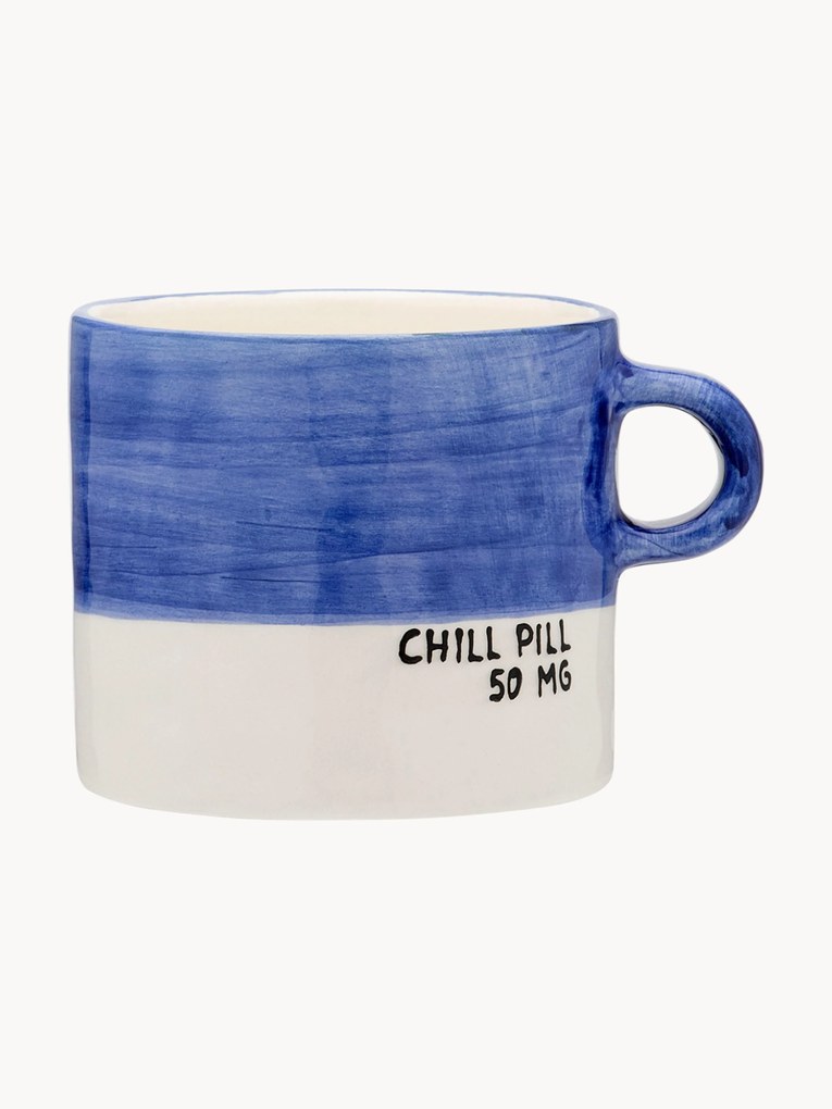 Tazza XL dipinta a mano Chill Pill