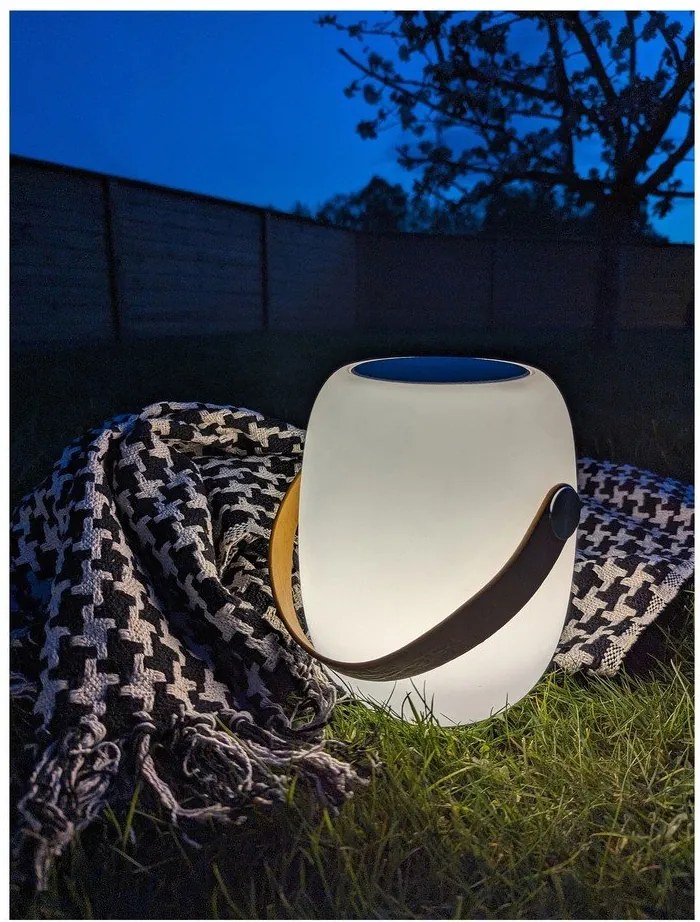 Apparecchio portatile a LED per esterni con timer e altoparlante USB ø 18 cm Cardiff - House Nordic