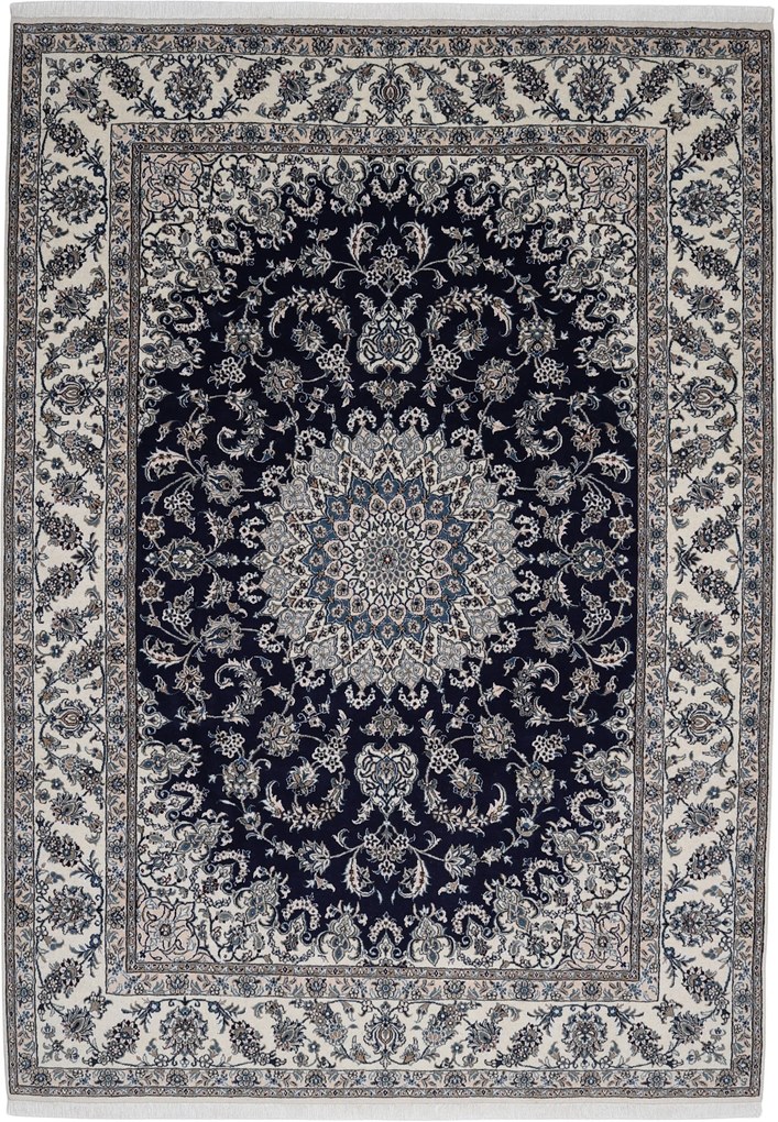 Nain Tappeto persiano 350x250 (Iran) Tessuto A Mano