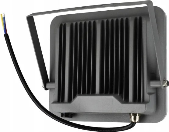 Proiettore LED per esterni, 50 W, 230 V, 4500 K, IP65, grigio