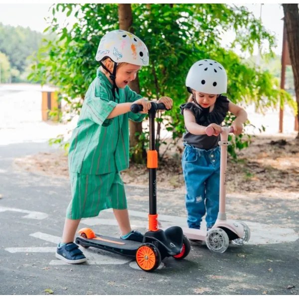 Lionelo - Per bambini scooter JESSY 3xAA rosa