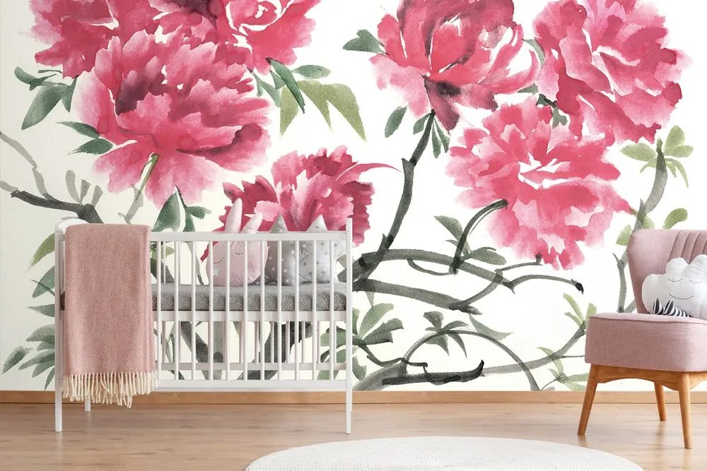 Carta da parati – Fiori di azalea