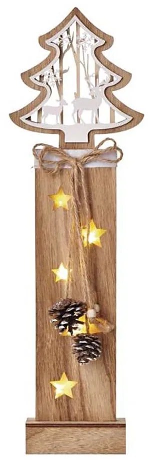 Decorazione natalizia LED 5xLED/2xAA albero