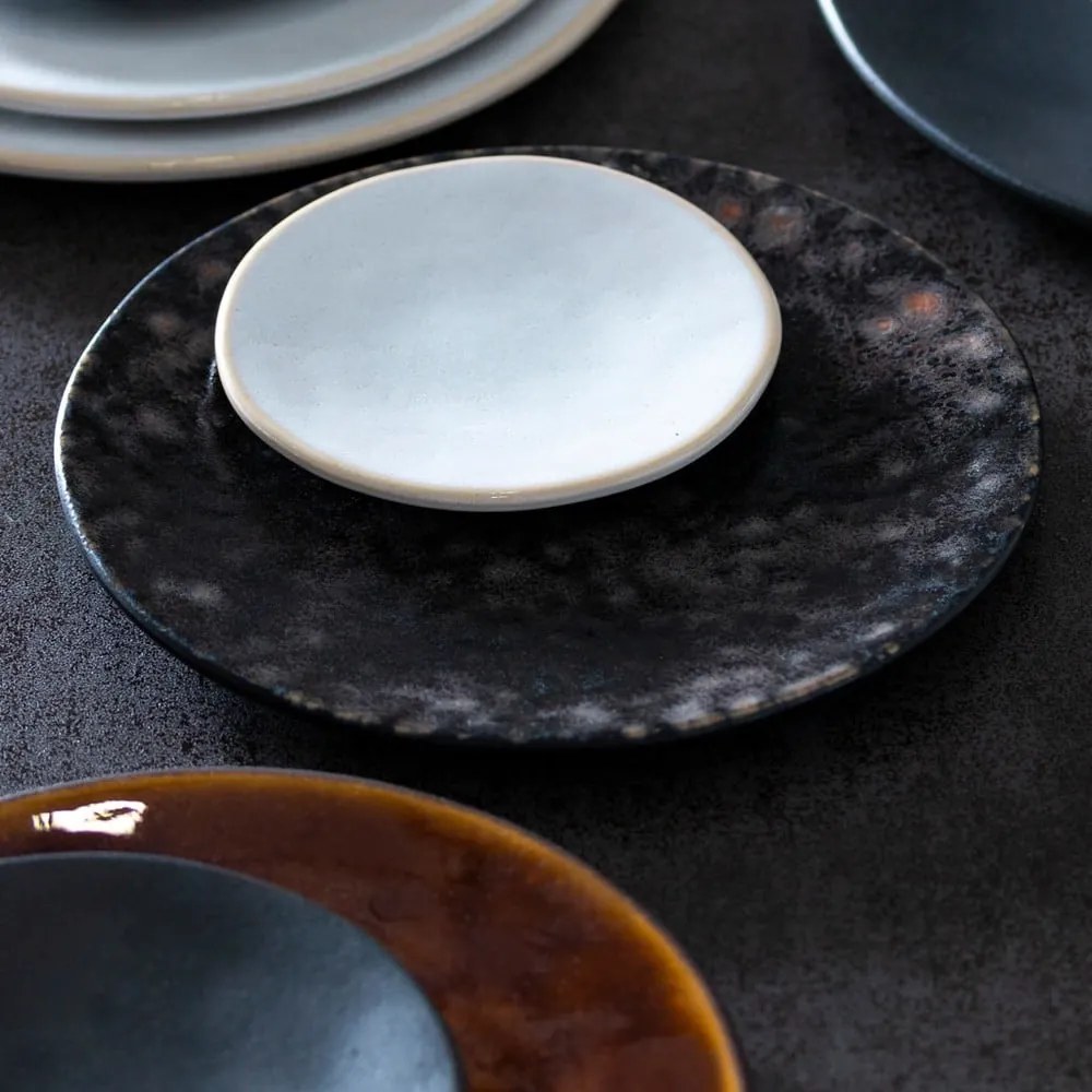 Vassoio Iris in gres grigio, ⌀ 28 cm Roda - Costa Nova