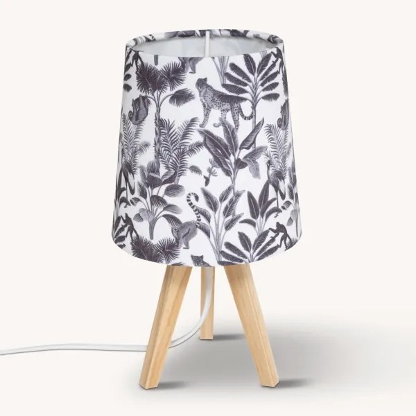 Atmosphera - Lampada da tavolo JUNGLE 1xE14/25W/230V in pino