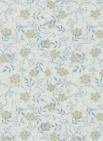 Morris & Co. Tapete Jasmine - Ecru/ Woad