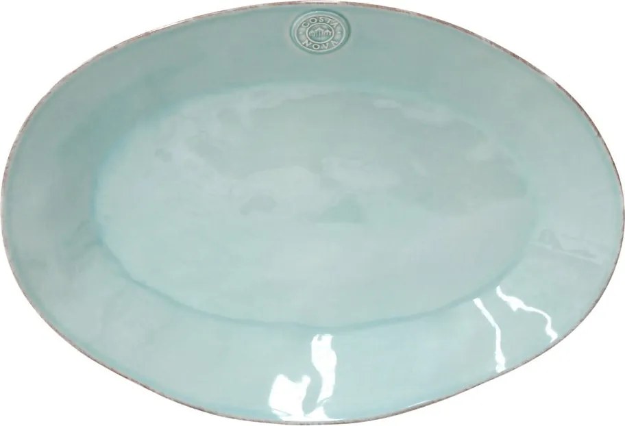 Vassoio in gres turchese, larghezza 40 cm Nova - Costa Nova
