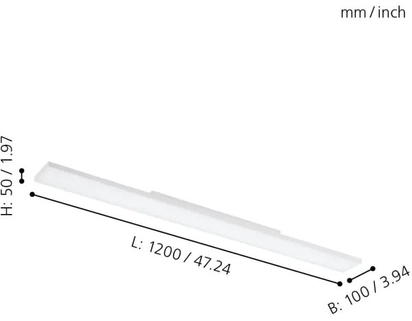 Eglo 900062 - Plafoniera LED RGBW dimmerabile TURCONA-Z LED/34,2W/230V