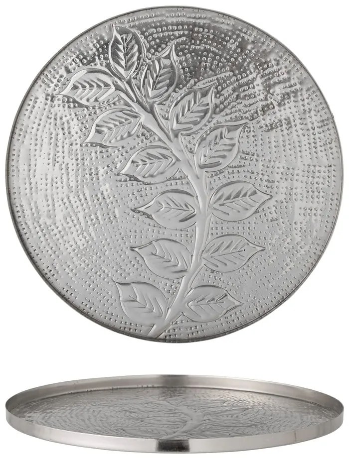 Vassoio decorativo in metallo ø 30 cm Leila - Bloomingville