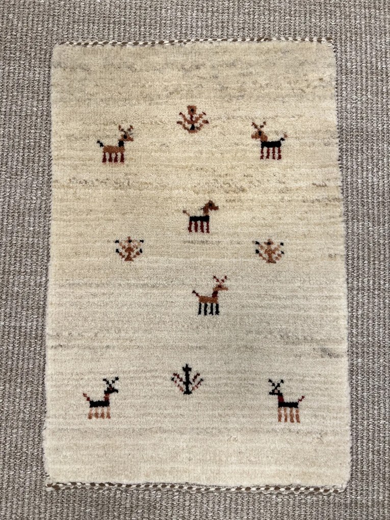 Gashguli Tappeto persiano 60x40 Beige (Iran) Annodato A Mano