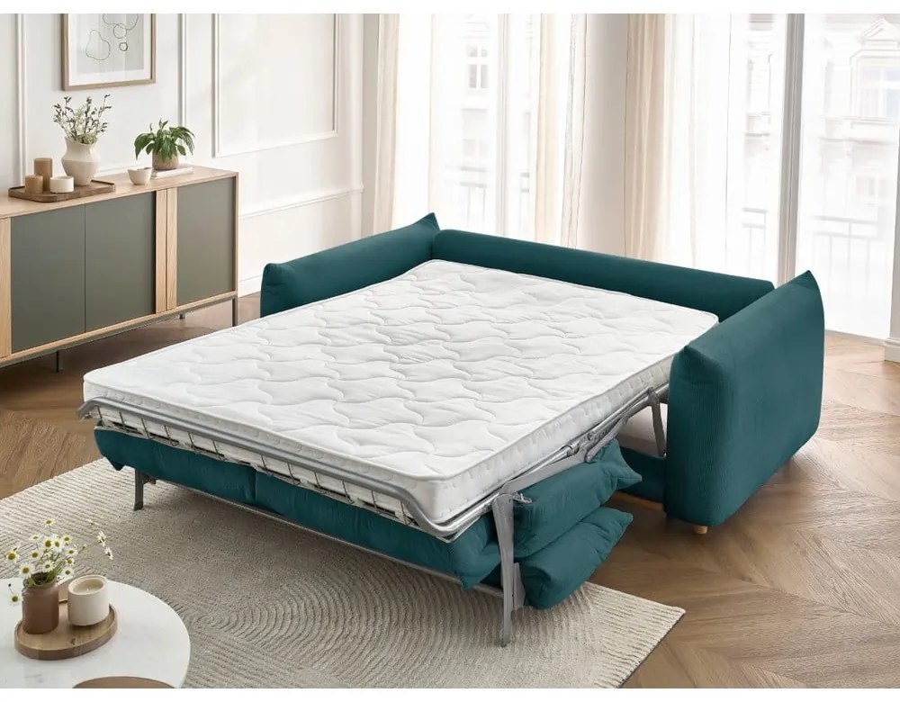 Divano blu allungabile 214 cm Ernest – Bobochic Paris