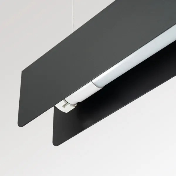 Sollux SL.1395 - Lampadario LED a sospensione con filo SPARK 1xG13/8,5W/230V nero
