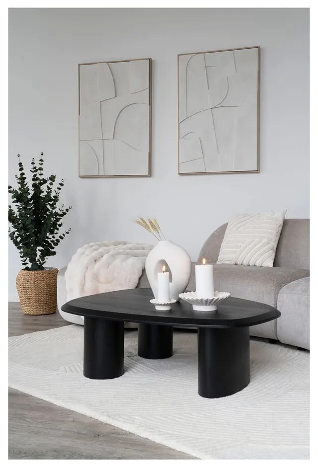 Tappeto in lana color crema tessuto a mano 160x230 cm Pune - House Nordic