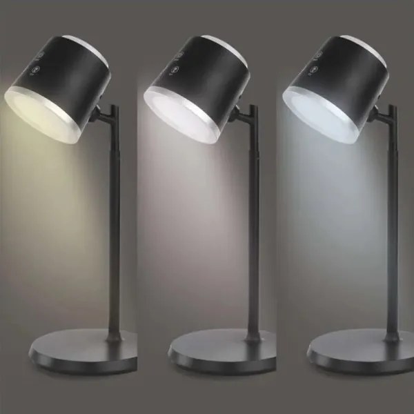 LED Lampada da tavolo ricaricabile dimmerabile 4in1 LED/6W/3,7V 3000K/4000K/6500K nero