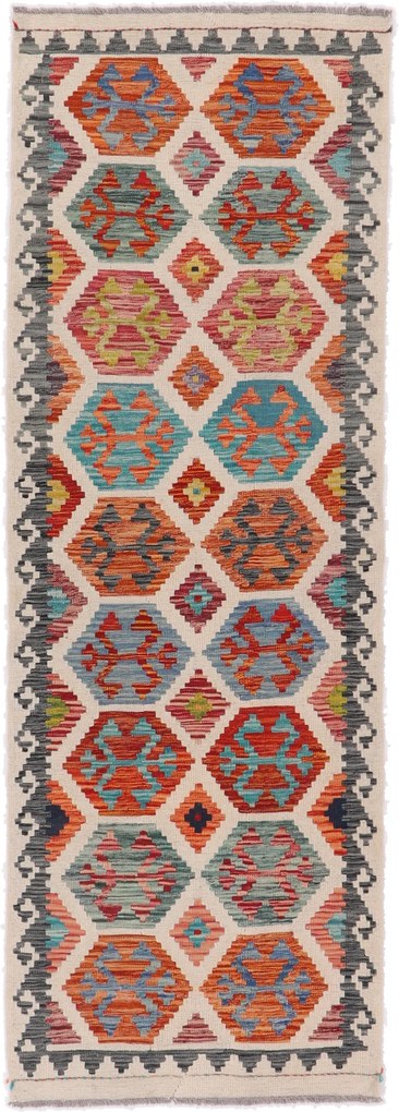 Kilim Tappeto orientale 80x240 (Afghanistan) Tessuto A Mano