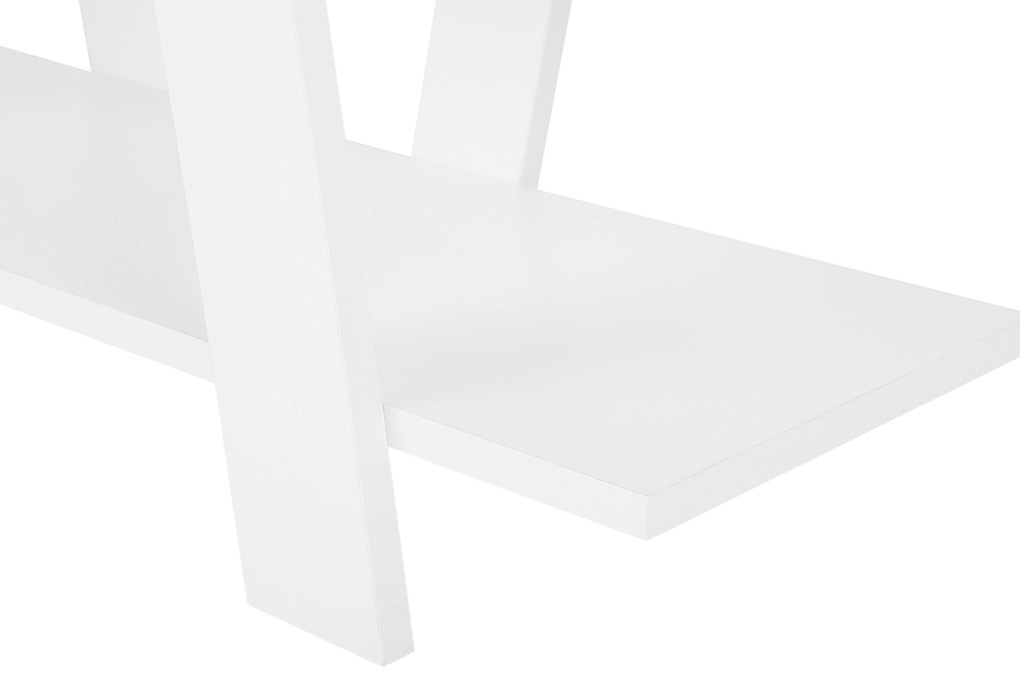 Set di mobili da ufficio bianco e grigio scuro ESCALANTE/FRISCO Beliani