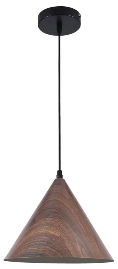 Lampadario a sospensione con filo BOSCO 1xE27/15W/230V marrone